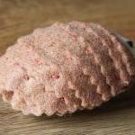 Hedgehog Plush Toy Pincushion Handmade Brown Felt