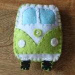 Vw Classic Campervan Green Toy Plushie Air..